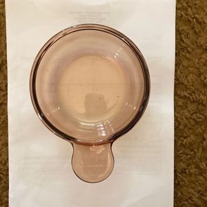Vision Corning ware 7 19. Amber color. V-150-v